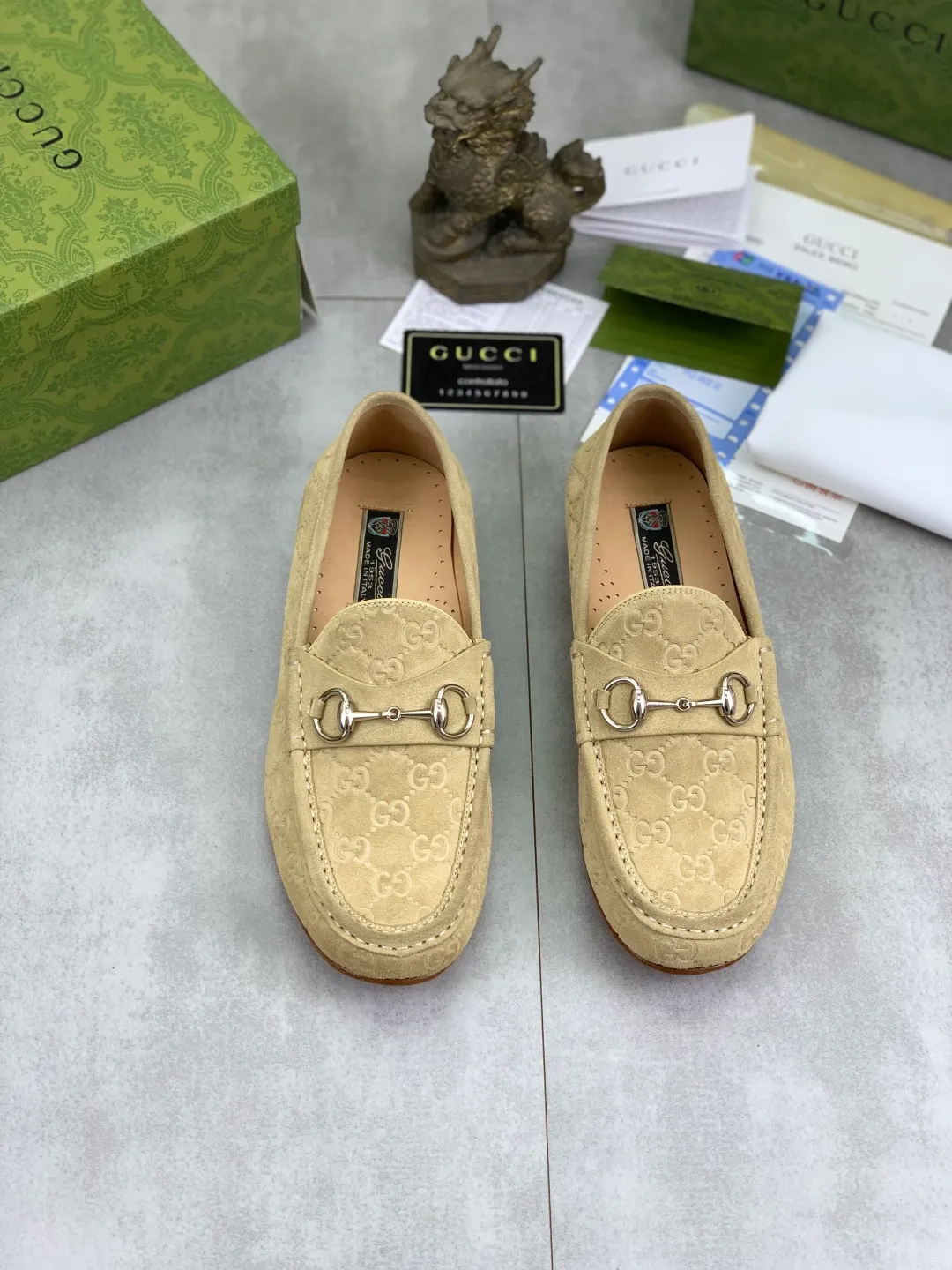 Men's men's shoes 💰P540 [New style] Water-dyed cowhide 💰💎💎💎 [Gucci] Gucci high-end men's formal business leather shoes, original order 1:1 authentic goods! Original imported high-end washed calfskin, original metal buckle, imported first-layer cowhide lining for feet, original outsole, men's shoe size: 38-44, multiple colors available